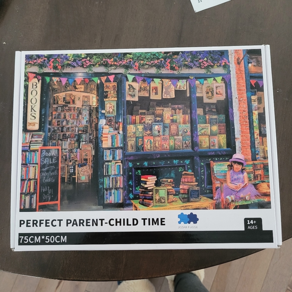 Bookstore themed 1000 piece puzzle